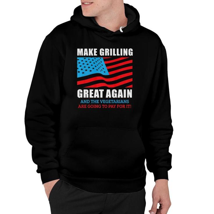 Funny Make Grilling Great Again Pro Trump Bbq Pit Master Dad  Hoodie