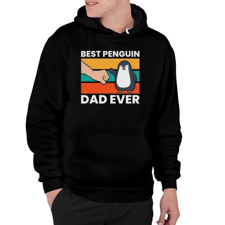 Funny Penguin Best Penguin Dad Ever Hoodie
