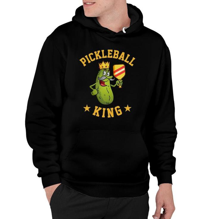 Funny Pickleball King Gift For Men Dad Or Grandpa Hoodie