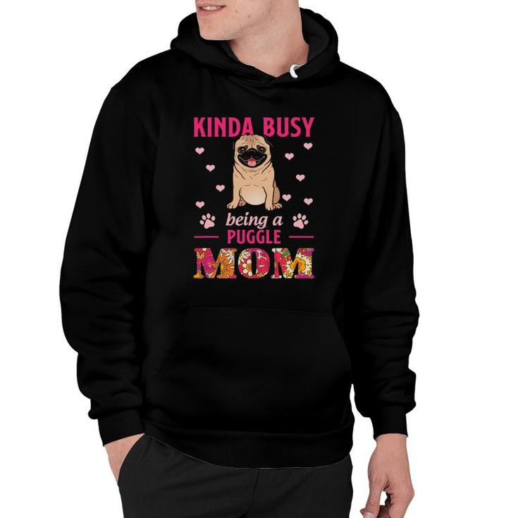 Funny Puggle Mom Lover Dog For Mother's Day Hoodie