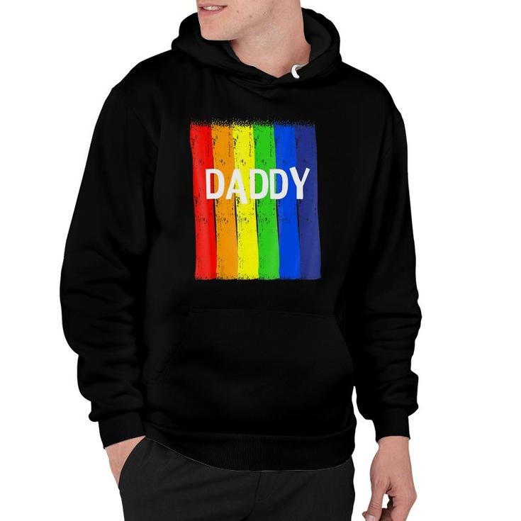 Gay Daddy Rainbow Lgbt Pride Month Hoodie