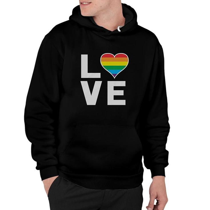 Gay Love Rainbow Hoodie