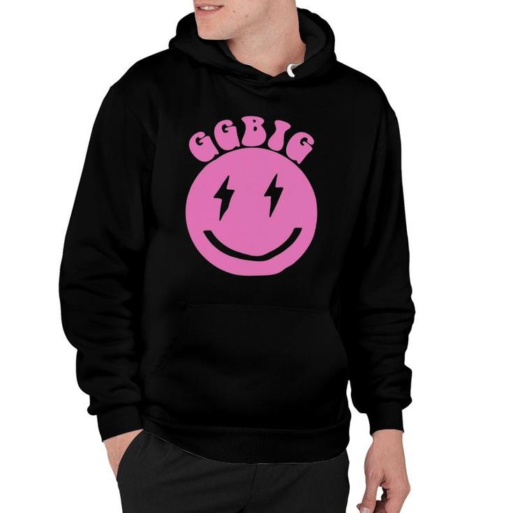 Gbig Big Little Sorority Reveal Smily Face Funny Cute Gg Big Hoodie