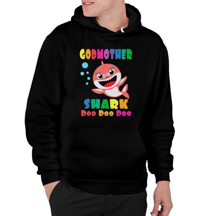 Godmother Shark  Funny Mothers Day Gift For Womens Mom Hoodie