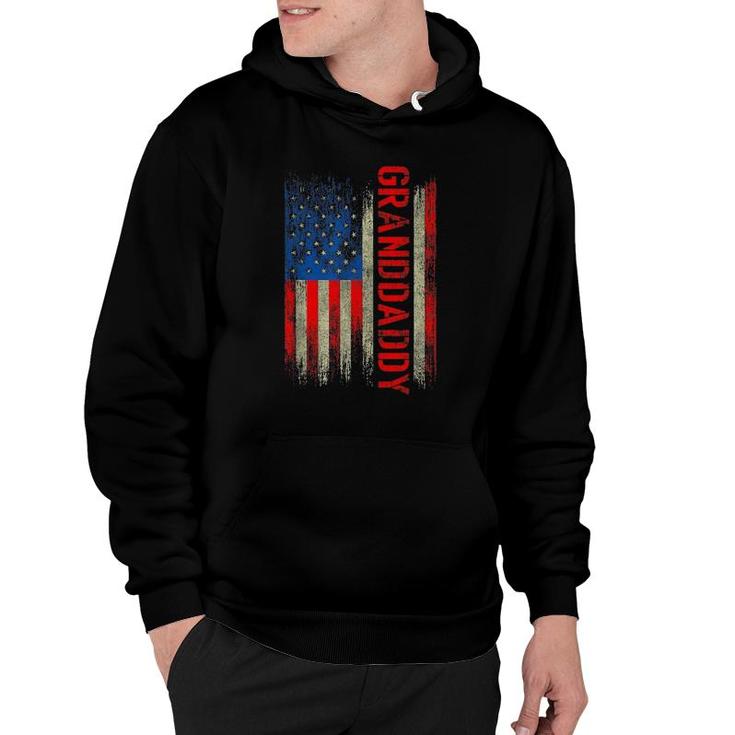 Granddaddy Gift American Flag Gift For Men Father's Day Funny Hoodie