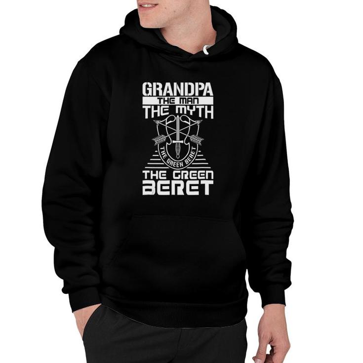 Grandpa The Man The Myth The Green Beret Hoodie