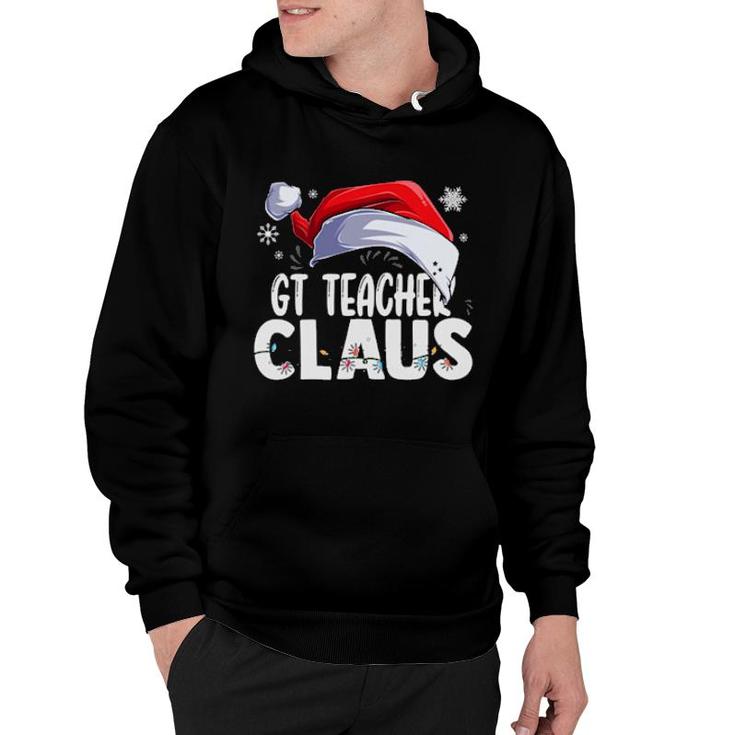 Gt Teacher Santa Claus Christmas Matching Costume  Hoodie