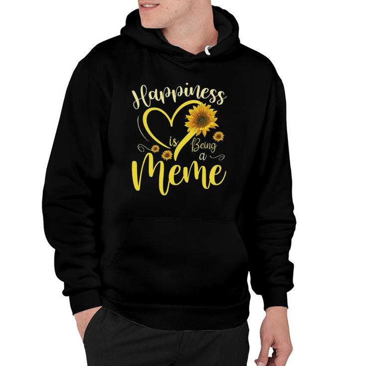 Happiness Is Being A Meme Sunflower Mother's Day Grandma Hoodie