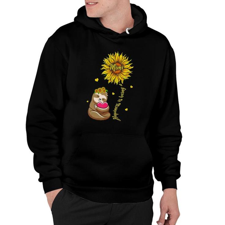 Happiness Is Being A Mimi Sloth Gift Mother's Day Hoodie