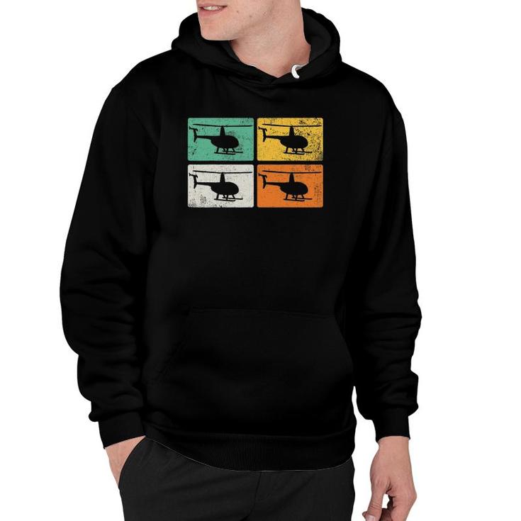 Helicopter Aviation Aircraft Pilot Vintage Hoodie