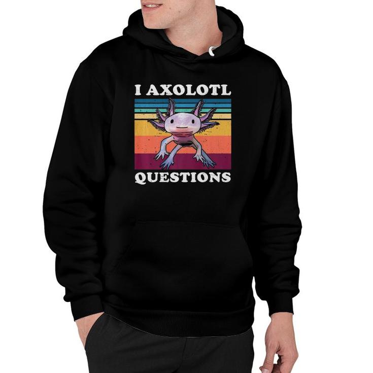 I Axolotl Questions Cute Axolotl Kids Premium Hoodie