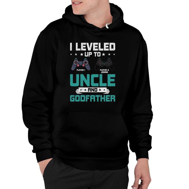 I Leveled Up To Uncle Video Gamer Uncle Hoodie