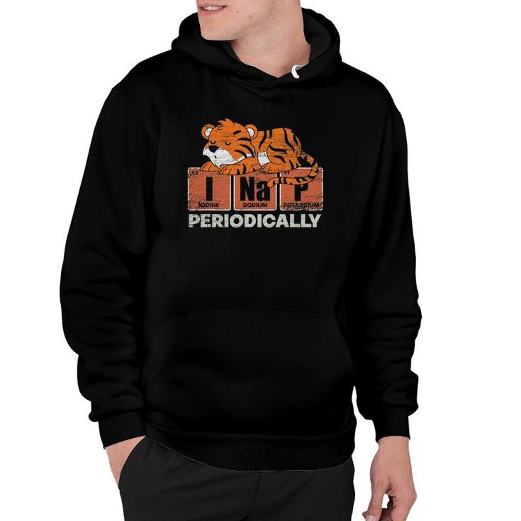 I Nap Periodically Cute Animal Napping Funny Sleeping Tiger Hoodie