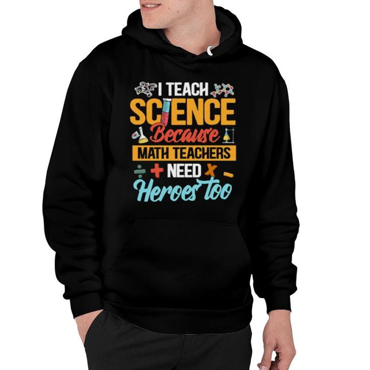 Ich Lehre Wissenschaft, Weil Mathematische Lehrer Auch Helden Brauchen Langarm  Hoodie