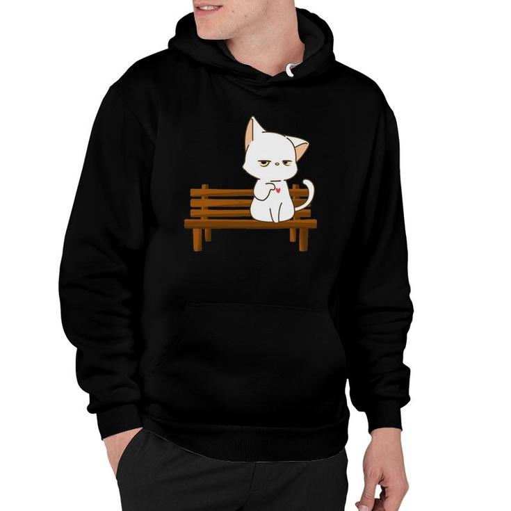 It Hurts Right Here In My Meow Meow Hoodie