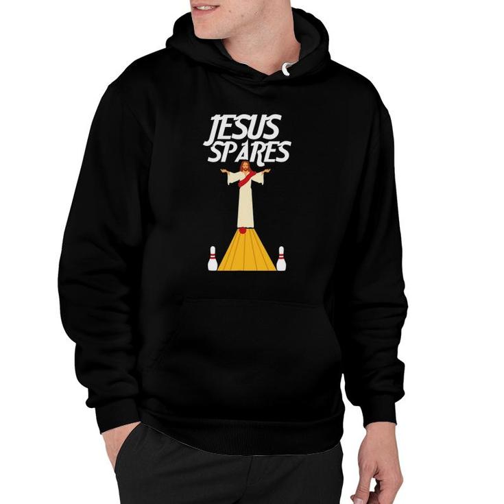 Jesus Spares Bowling Player Lover Hoodie