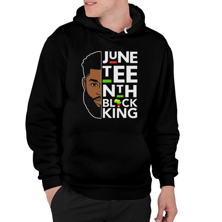 Juneteenth King Melanin Father Dad Men Son Brothers Boys Hoodie