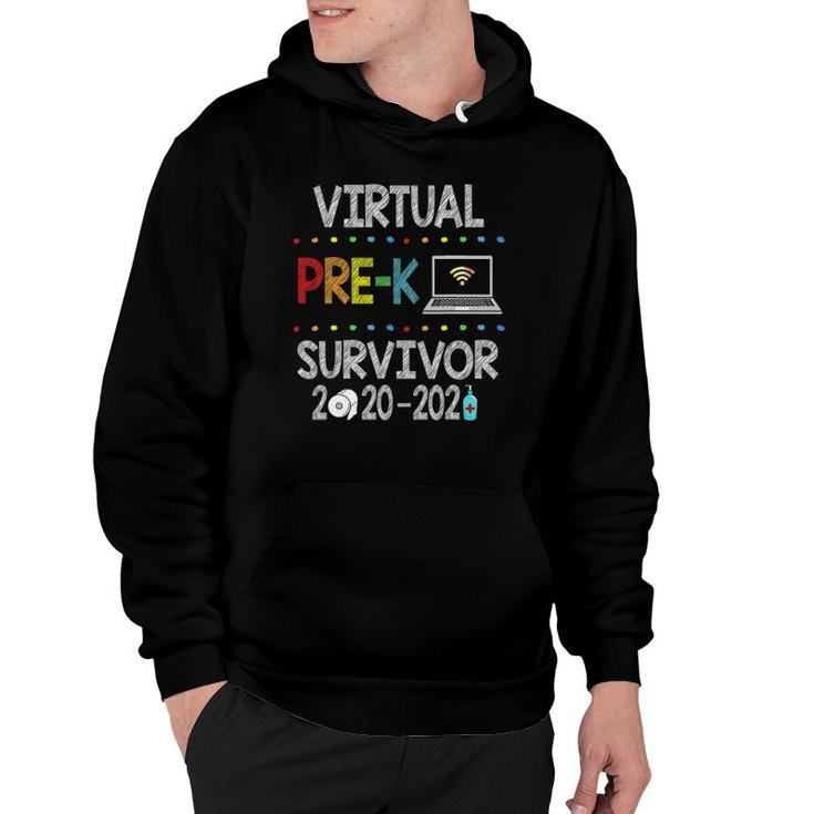 Last Day Of School Virtual Pre-K Survivor 2020-2021 Ver2 Hoodie