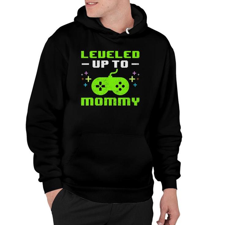 Leveled Up To Mommy New Mother Gaming Promoted To Mom Gamer Hoodie