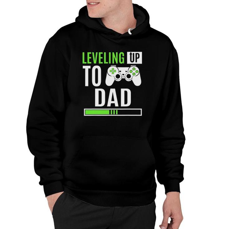 Leveling Up To Dad Gaming Baby Gender Reveal Announcement Hoodie