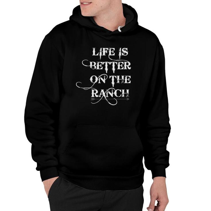 Life Is Better On The Ranch  Rancher Women Kids Hoodie