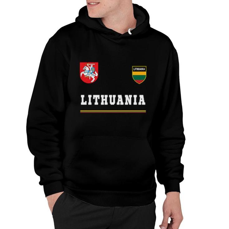 Lithuania Sportsoccer Jersey Flag Football  Hoodie