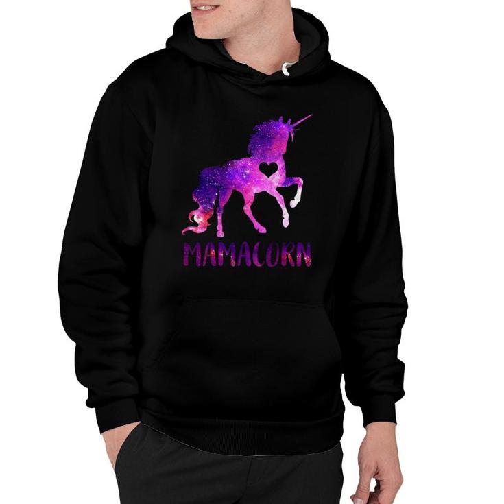 Mamacorn Mother's Day Unicorn Mom Mommy Gift Women Hoodie