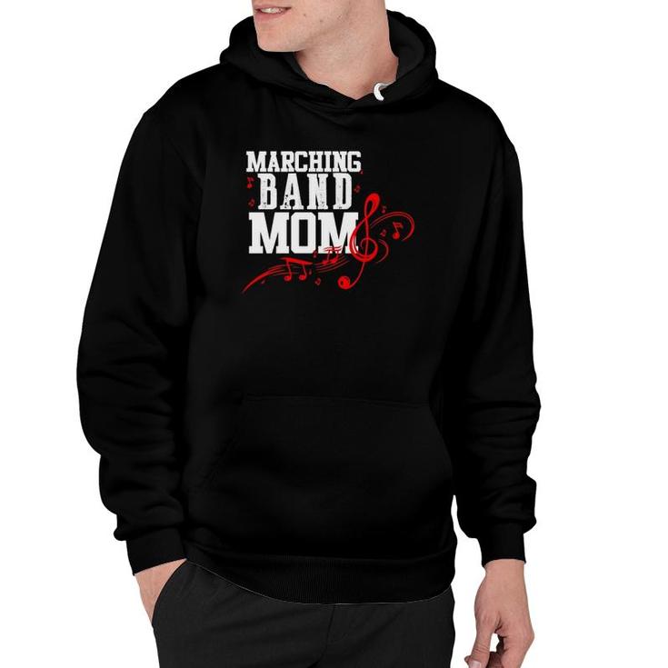 Marching Band Mom Cute Musical Gift For Women Mother  Hoodie