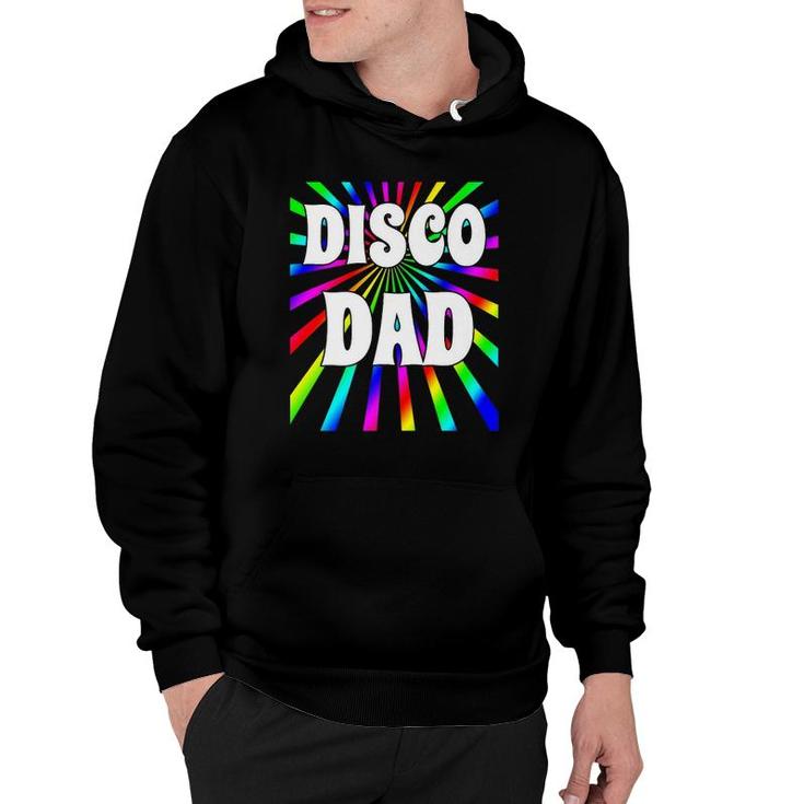 Mens 70'S Disco  Disco Dad Multi-Color Party Hoodie