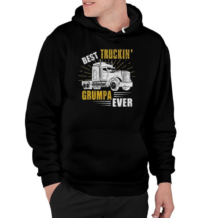 Mens Best Truckin' Grumpa Ever Tee Trucker Fathers Day Hoodie