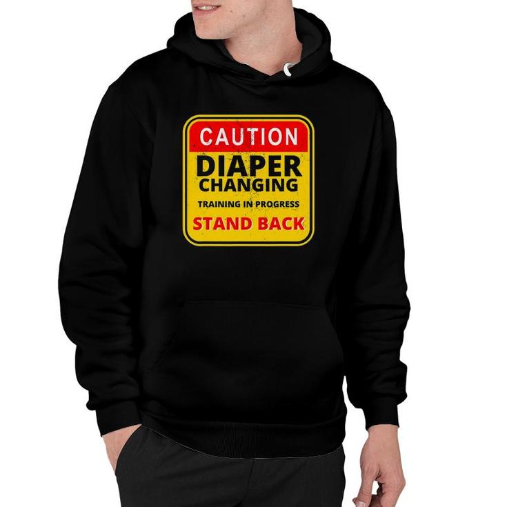 Mens Daddy Diaper Kit New Dad Survival Dad's Baby Changing Outfit Hoodie