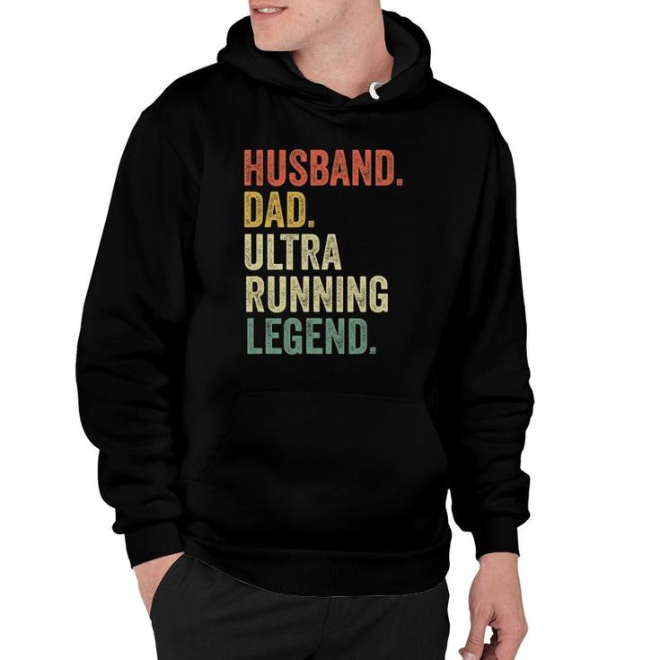 Mens Ultra Runner Gifts Men Husband Dad Vintage Trail Running Hoodie