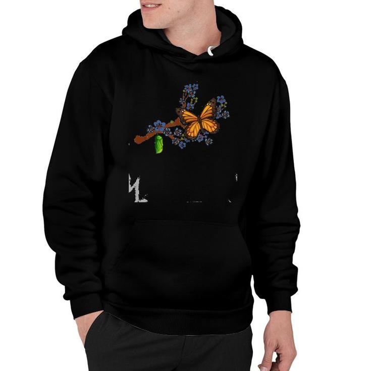 Milkweed Monarch Butterfly And Cocoon Nature Lover Tank Top Hoodie