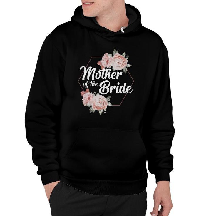 Mother Of The Bride Floral Blush Wedding Gift Design Flowers Hoodie