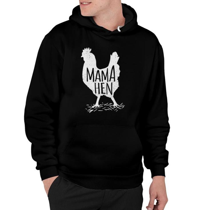Mother's Day Mama Hen Chicken Gift Mom Farm Hoodie