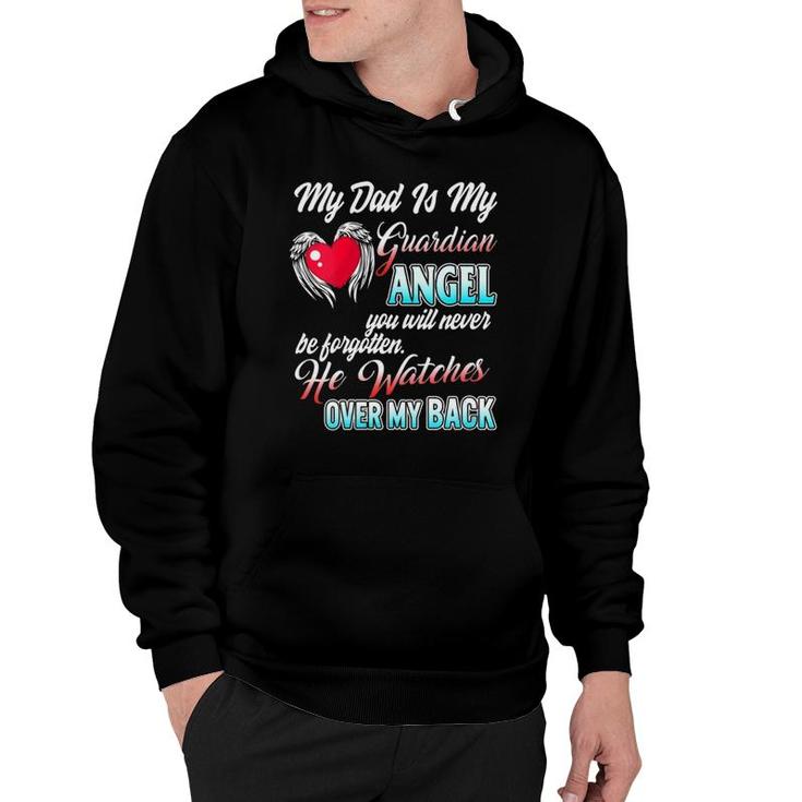 My Dad Is My Guardian Angel Father Remembrance Daughter Son Hoodie
