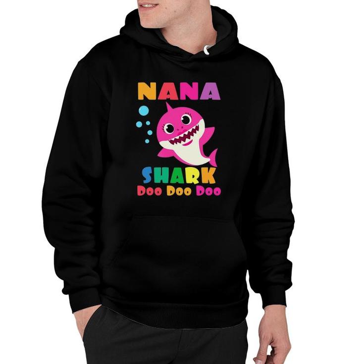 Nana Shark Funny Mother's Day Gift For Womens Mom Hoodie