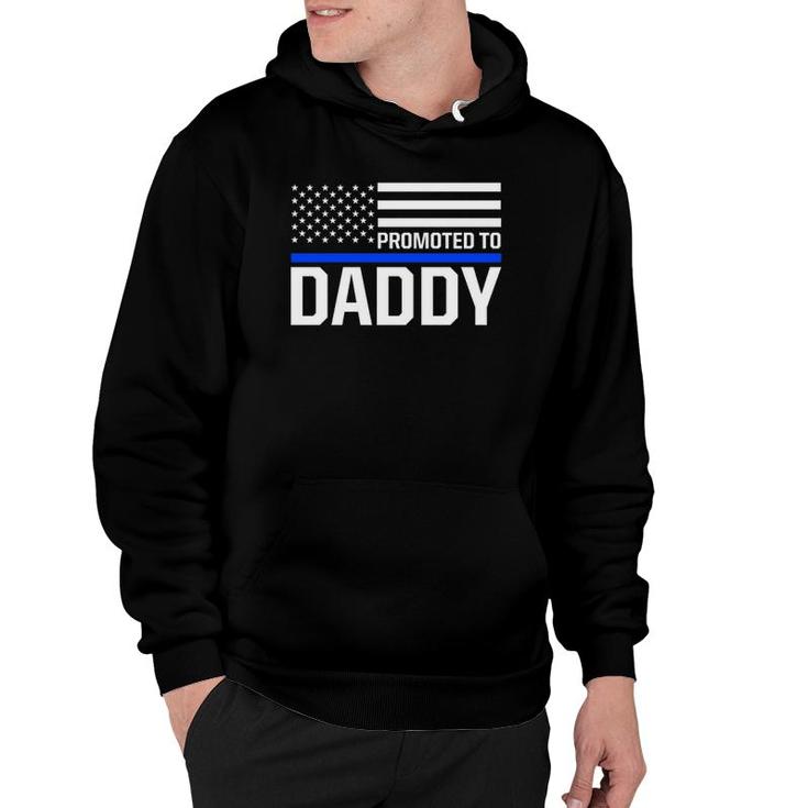 New First Time Dad To Be Daddy Police Law Enforcement Hoodie