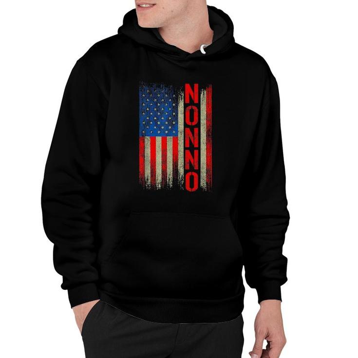 Nonno Gift America Flag Gift For Men Father's Day Funny Hoodie