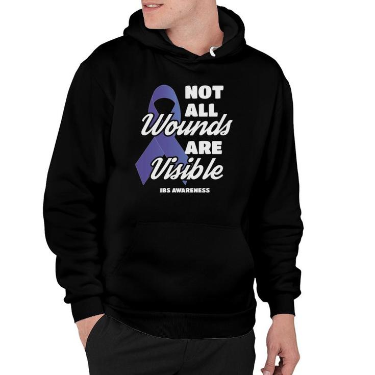 Not All Wounds Are Visible Ibs Awareness  Hoodie