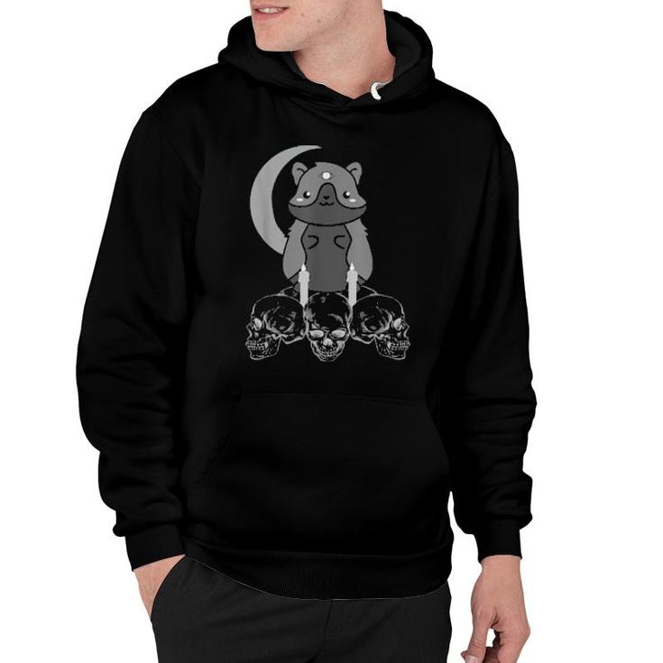 Occult Hamster With Skulls  Hoodie