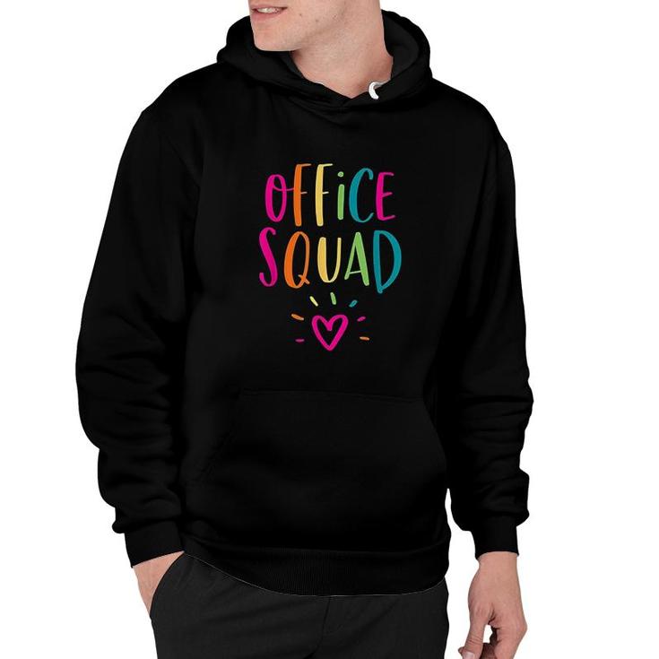 Office Squad Administrative Assistant Gift School Secretary Hoodie