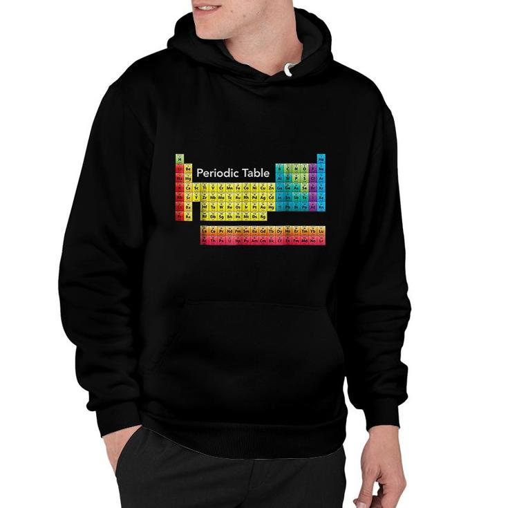 Periodic Table Color Coded Hoodie