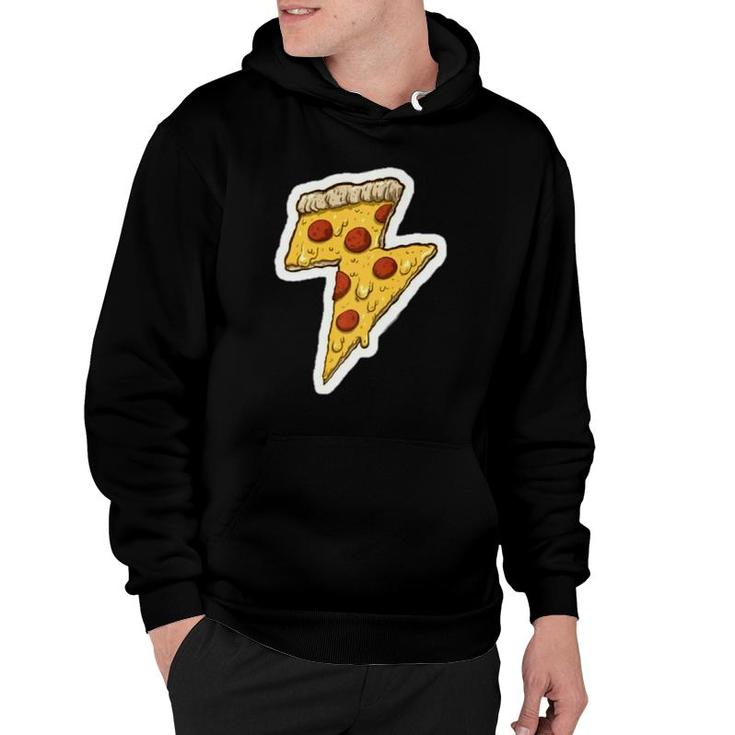 Pizza Lightning Bolt Youth Hoodie | Mazezy