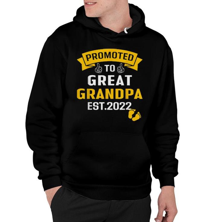 Promoted To Great Grandpa Est 2022 Pregnancy Announcement  Hoodie