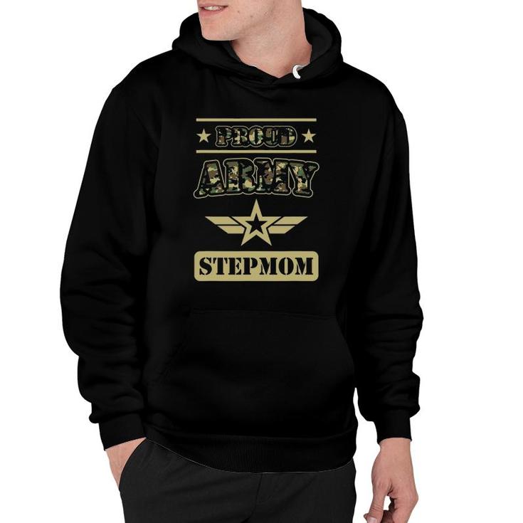 Proud Army Stepmom Army Mom Womens Mother's Day Hoodie