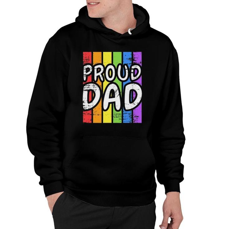 Proud Dad Lgb Dad Graphic Tees Pride Month Hoodie