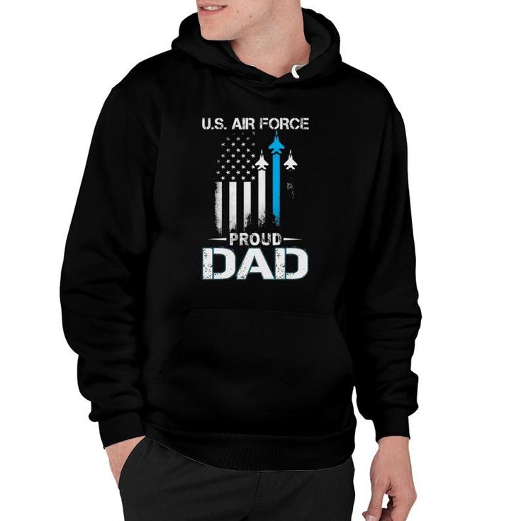Proud Dad US Air Force Stars Air Force Family Party Gift Hoodie