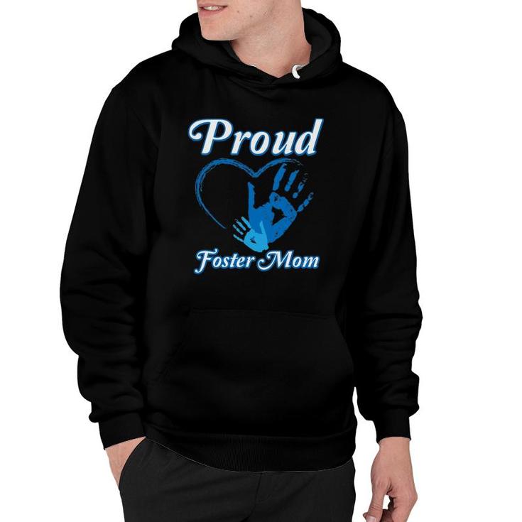 Proud Foster Mom Family National Foster Care Month Hoodie