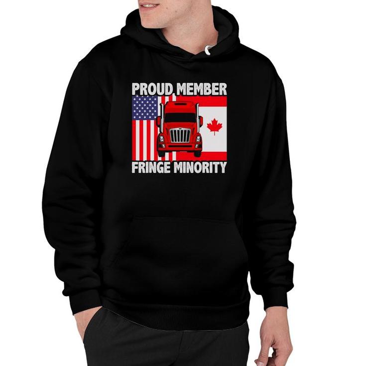 Proud Member Fringe Minority Canadian Trucker Hoodie